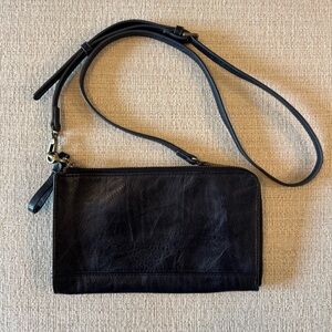 Joy Susan Navy Crossbody Bag with Detachable Strap